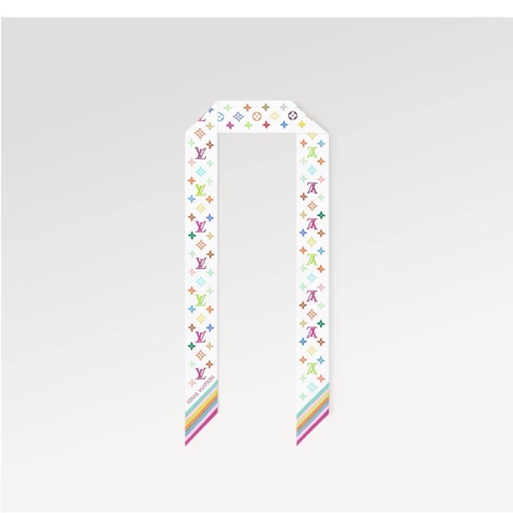 Louis Vuitton LV x TM White Multicolor Monogram Bandeau - Picture 3 of 6